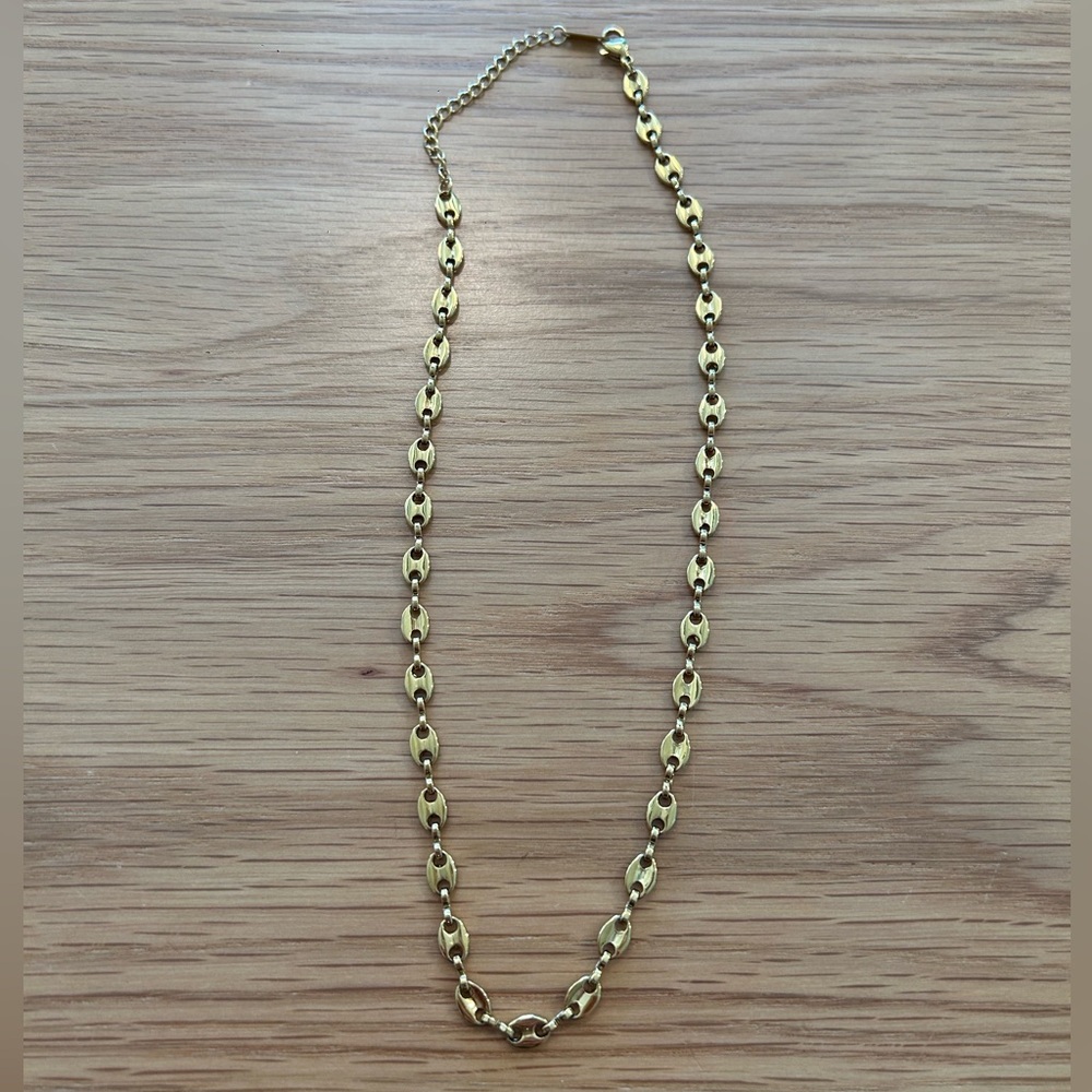 Ana Luisa 18K Gold Plated Chain Link Necklace - Picture 2 of 7